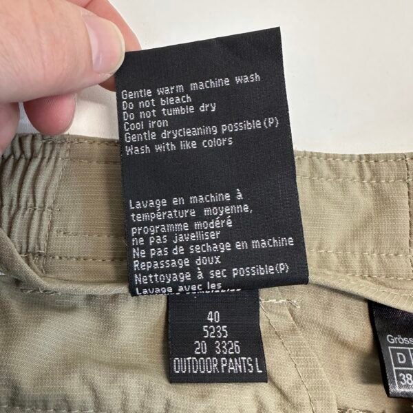 Schöffel Outdoor Cargo Pants Hiking Trousers Women's W30 L32 Beige Travel Zip