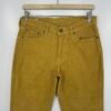 IMG_6198 Large Levi’s 514 Mustard Corduroy Trousers W30 L34 Men’s Slim Fit