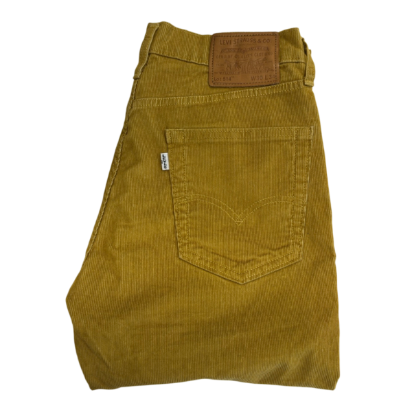 Levi’s 514 Mustard Corduroy Trousers W30 L34 Men’s Slim Fit Levi’s 514 Mustard Corduroy Trousers W30 L34 Men’s Slim Fit