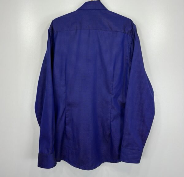Eton Signature Twill Blue Dress Shirt M 40 Men’s Slim Fit