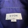 Eton Signature Twill Blue Dress Shirt M 40 Men’s Slim Fit