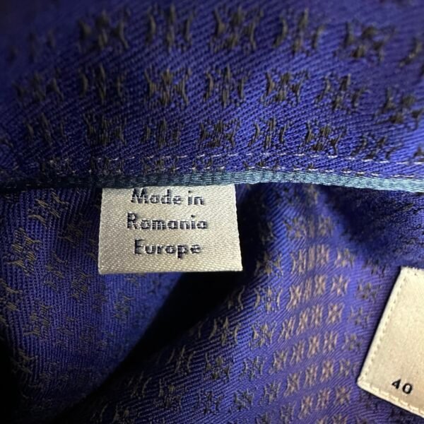 Eton Signature Twill Blue Dress Shirt M 40 Men’s Slim Fit