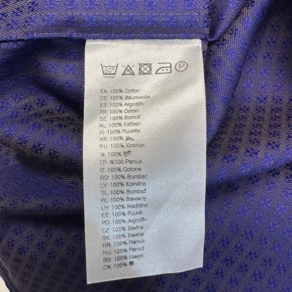 Eton Signature Twill Blue Dress Shirt M 40 Men’s Slim Fit