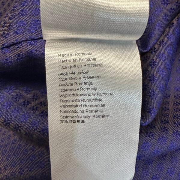Eton Signature Twill Blue Dress Shirt M 40 Men’s Slim Fit