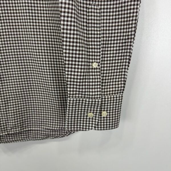 Suitsupply Check Formal Shirt 38 15 Men’s Slim Fit Cutaway