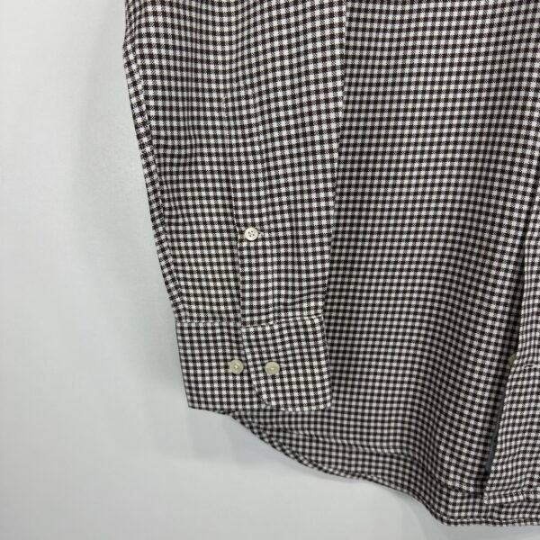 Suitsupply Check Formal Shirt 38 15 Men’s Slim Fit Cutaway