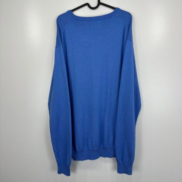 IMG_6274 Large Gant Sweater Blue V-Neck Cotton Wool Blend Men’s XL