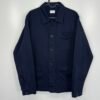IMG_6293 Large Asket The Overshirt Navy Blue Twill Organic Cotton Men’s M