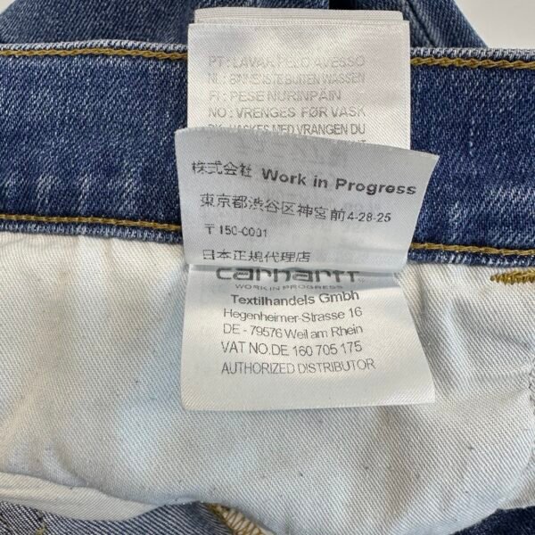 Carhartt Rebel Pant Jeans Blue Slim Tapered Stretch Men’s W31 L32
