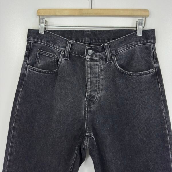 IMG_6360 Large Carhartt Newel Pant Jeans Black W32 L31 Men’s Relaxed Tapered