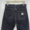 IMG_6364 Large Carhartt Newel Pant Jeans Black W32 L31 Men’s Relaxed Tapered