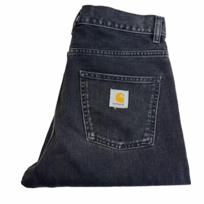 Carhartt Newel Pant Jeans Black W32 L31 Men’s Relaxed Tapered