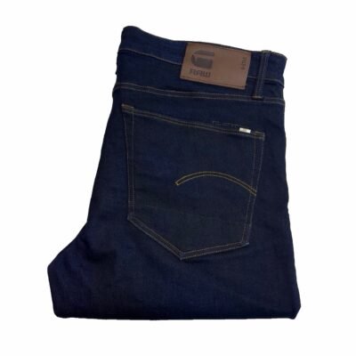 G-Star 3301 Jeans Blue W38 L32 Men's Stretch Straight Tapered