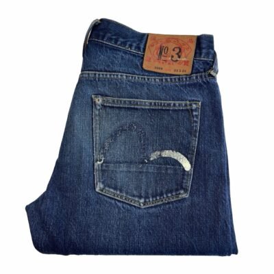 EVISU Lot 2008 Selvedge Jeans Men's W33 L32 Blue Japanese Streetwear Denim