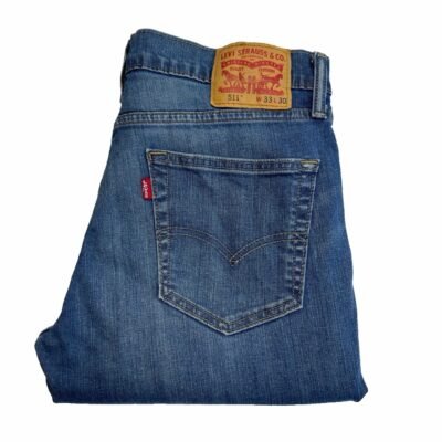 Levi's 511 Jeans Blue W33 L30 Men's Slim Straight Stretch