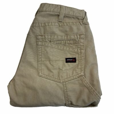 Ariat FR M4 Workhorse Khaki Jeans Men's W31 L32 Flame Resistant Relaxed Bootcut