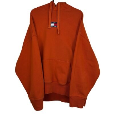 Tommy Hilfiger Hoodie Orange L Men’s Pullover
