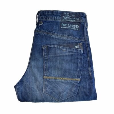 PME Legend Bare Metal Jeans Blue W33 L31 Men’s Straight Fit PME Legend Bare Metal Jeans Blue W33 L31 Men’s Straight Fit