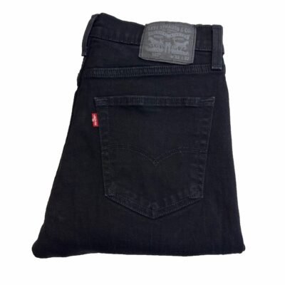 Levi’s 502 Taper Jeans Black W32 L30 Men’s Stretch Slim