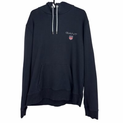 Gant Hoodie Dark Midnight Blue XL Men’s Embroidered Logo
