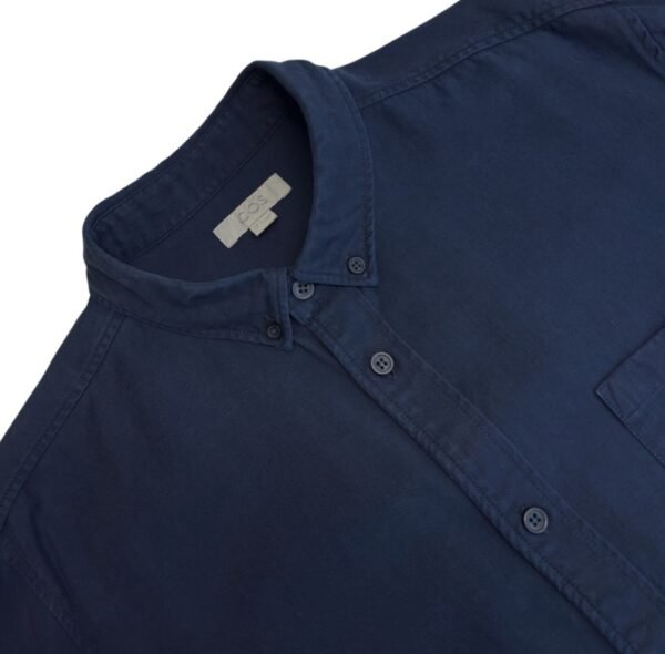COS Button Down Shirt Dark Blue M Men’s Long Sleeve Twill