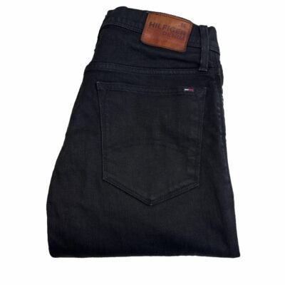 Tommy Hilfiger Ryan Jeans Black W33 L36 Men’s Coated Straight